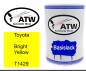 Preview: Toyota, Bright Yellow, T1429: 500ml Lackdose, von ATW Autoteile West.